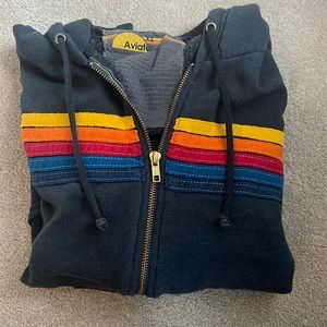 aviator nation zip up XS